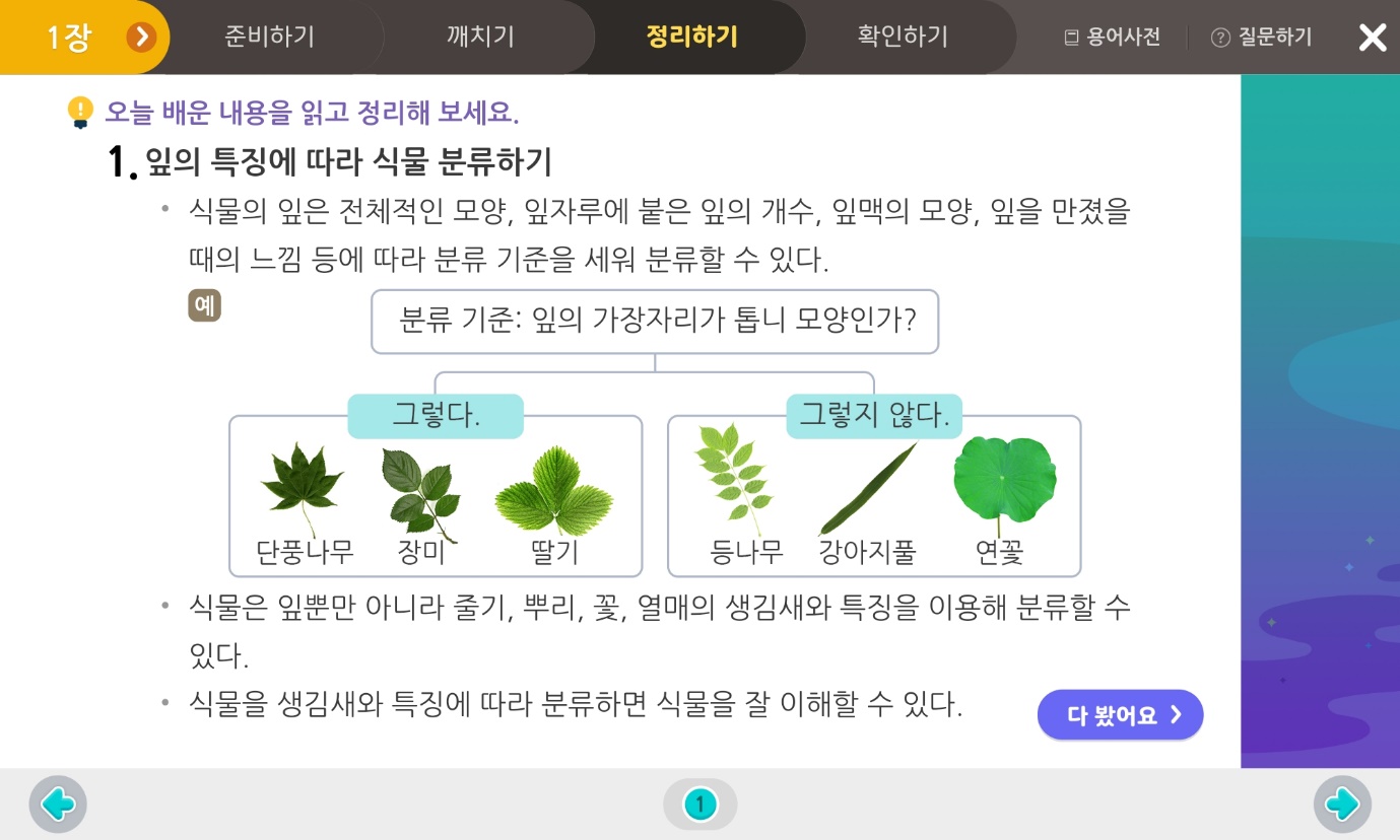 식물의 생활 | 4학년 2학기 과학 1단원 | 홈런 초등