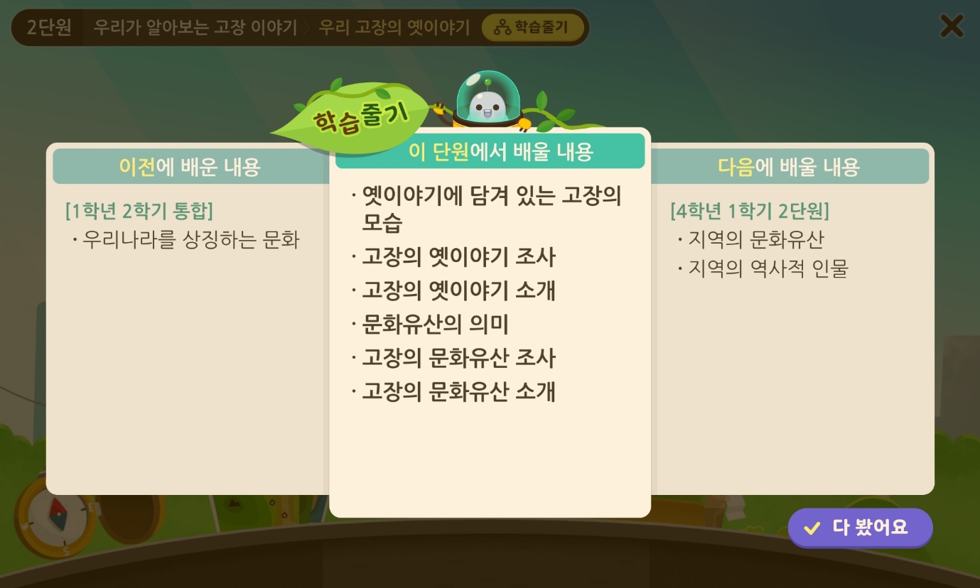 우리가 알아보는 고장 이야기 | 3학년 1학기 사회 2단원 | 홈런 초등