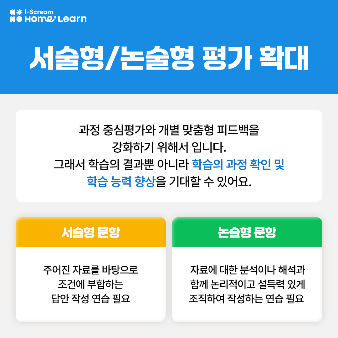 서술형 논술형 평가방식