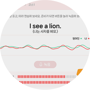 공부한 영어 단어를 테스트 하고, 직접 말해보며 평가 받기!