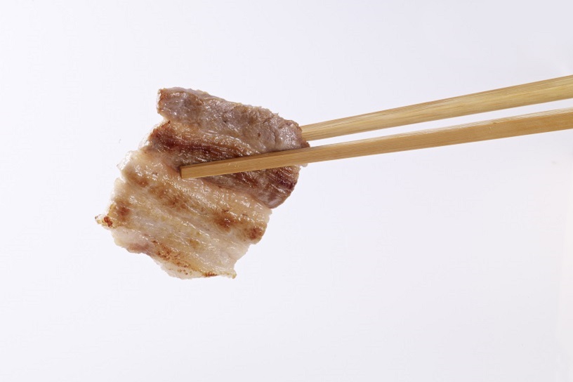 삼겹살을 떨어트리면 안 돼!