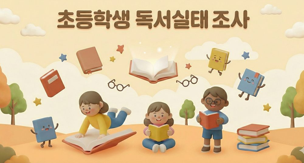 그림으로 보는 어린이 독서실태